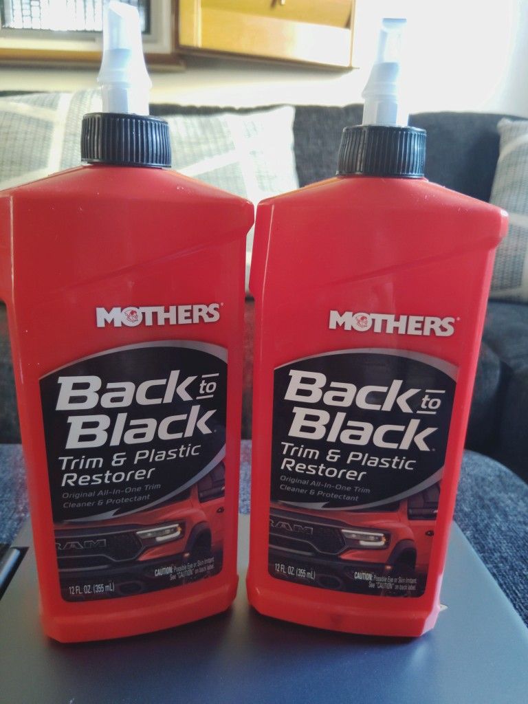 Mothers Back to Black Trim & Plastic Restorer 12 Fl oz