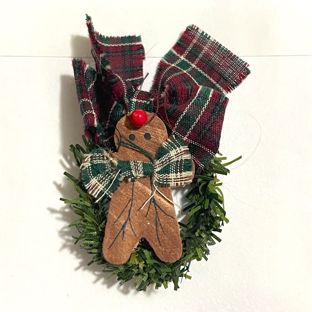 🌿✨ Handmade Gingerbread Brooch ✨🌿