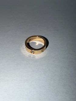 Cartier 18K Yellow Gold Diamond Ring