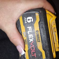 DeWalt Flex Volt 6ah Battery 