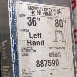 Door, Pre Hung 36"/ 80" Cheyenne 