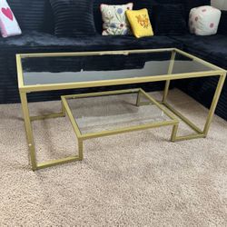 Gold Coffee Table 