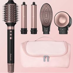 5 in 1 Ionic Hot Air Styler, 1400W Powerful Hair Dryer Brush