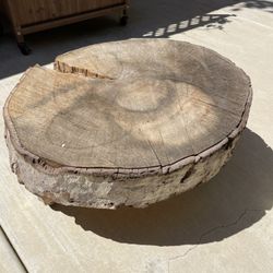 Cut Log . Rolls Very Smoothly. Ideal For Wood Project 