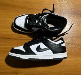 Kids Nike Dunk Low “Panda”Black White Athletic Lowcut Shoes