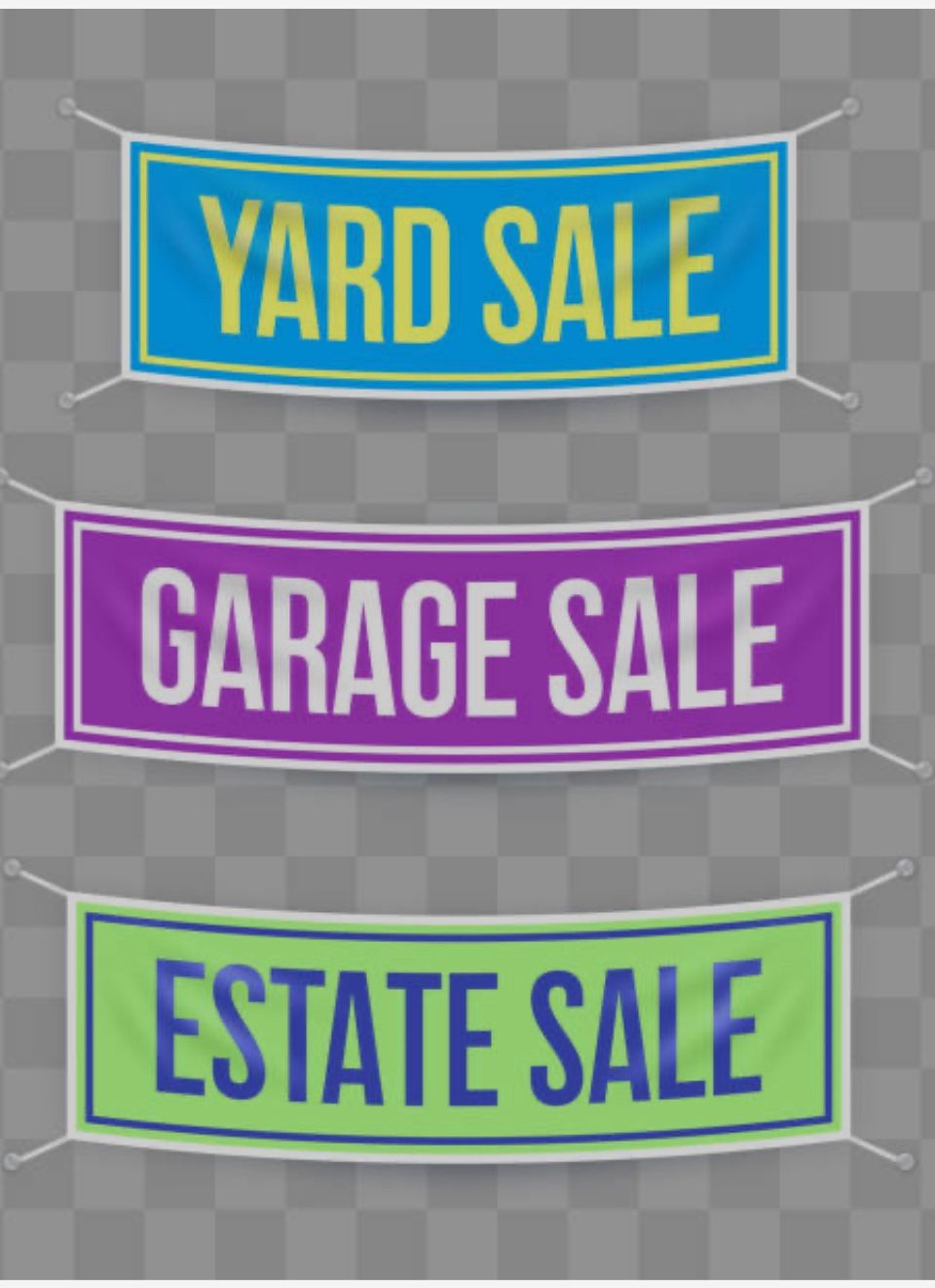 Moving Sale. 