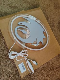 Dragon neon light never used new in box