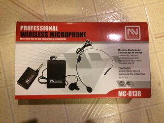 Nutek Bluetooth wireless microphone brand new inbox never used