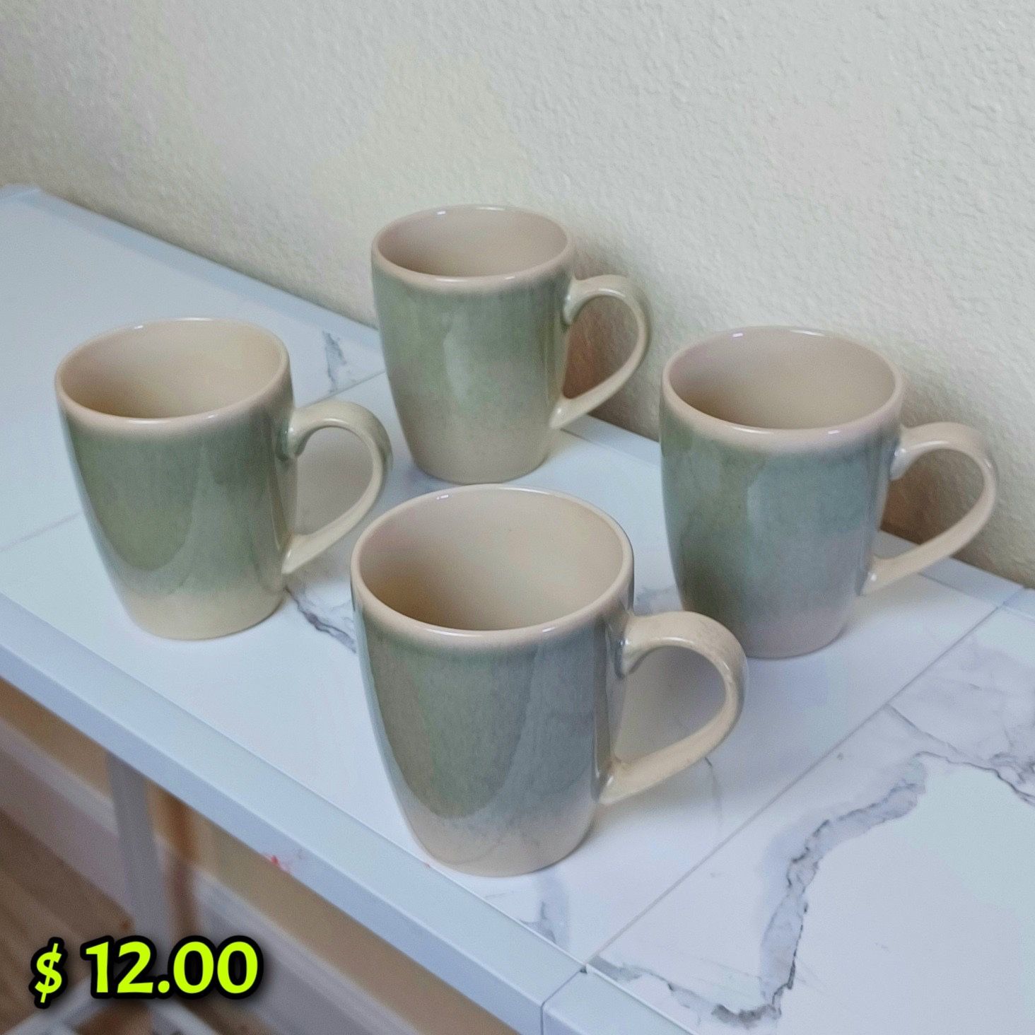 Safe Green Color Coffe Mugs 13oz
