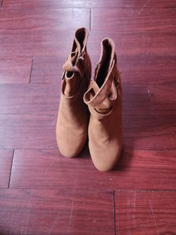 Brown  Boots with Heel size 10