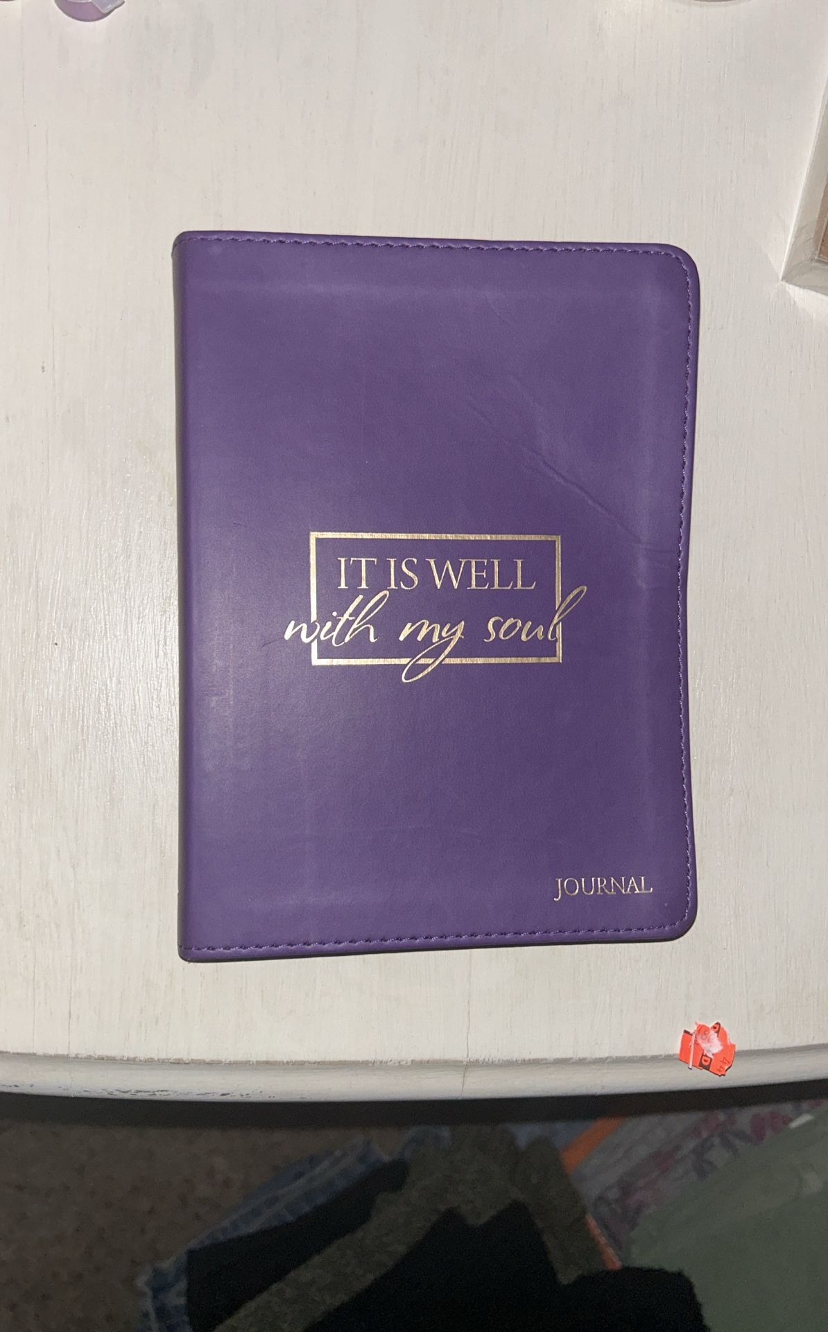 Christian Purple Leather Journal