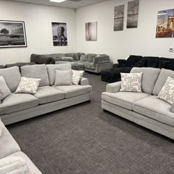 Light Gray Sofa And Loveseat