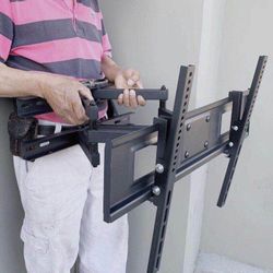 New In Box 32 To 65 Inch Swivel Full Motion TV Television Wall Mount Bracket With Hardware Stand 