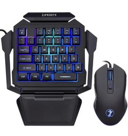 One Handed Gaming Keyboard 