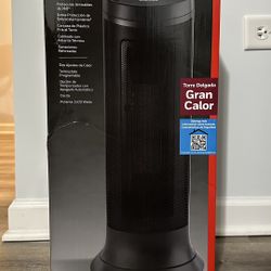 Honeywell Slim Ceramic Portable Heater - New, Open Box