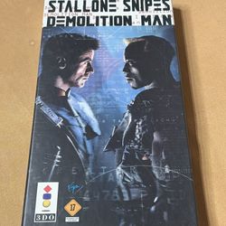 Demolition Man (Panasonic 3DO, 1995) COMPLETE w/ Long Box 