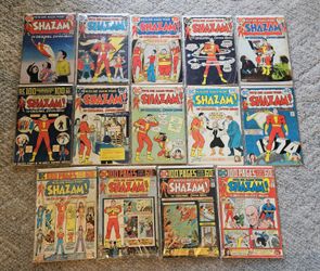 Vintage Shazam Comic Books 1973-74. #2 Through #15