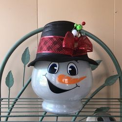 ADORABLE SNOWMAN DECORATION