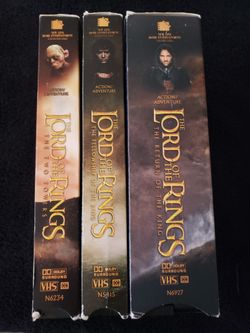 VHS - Lord Of The Rings Trilogy