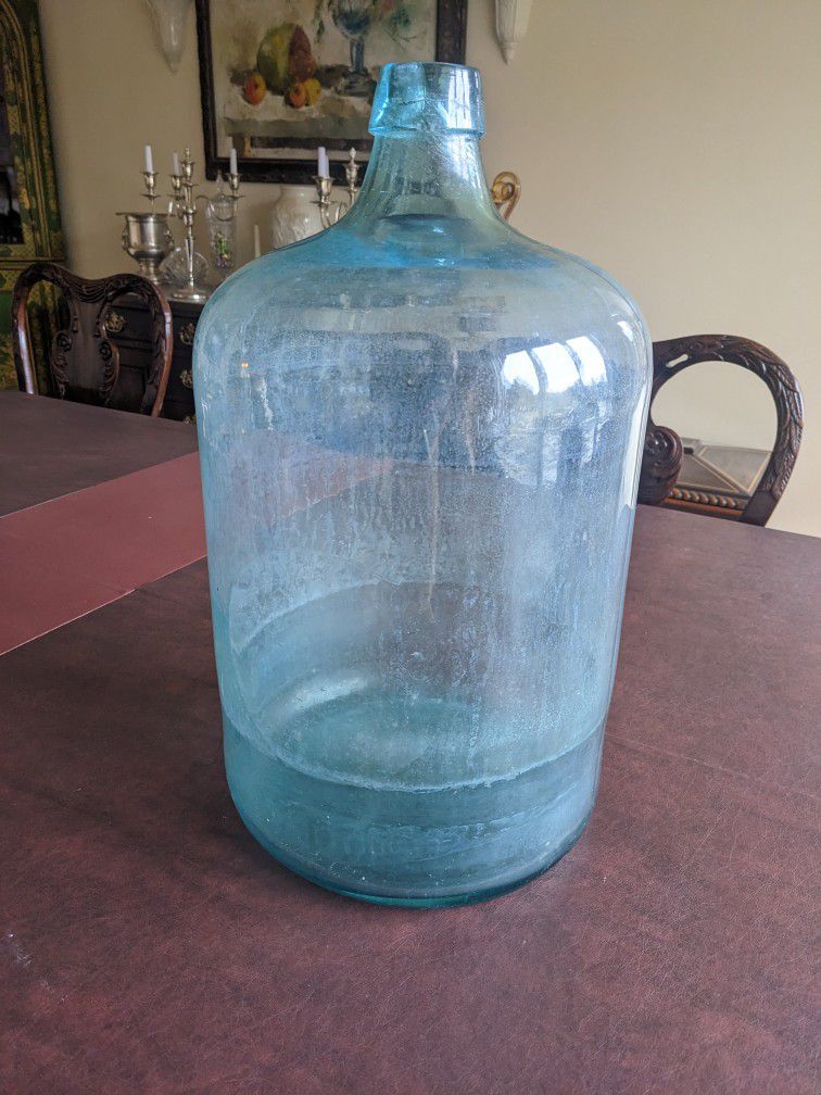Antique Glass Demijohn 