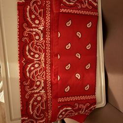 2pc Red Bandana Set Pet Grooming 