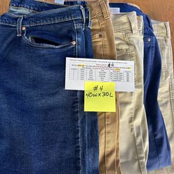 5 Pairs Of Levi’s Pants $125