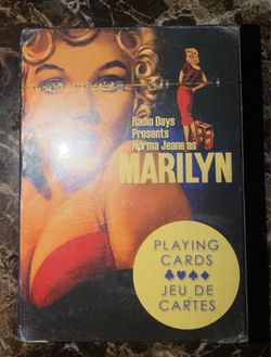 Norma Jeane As Marilyn Playing Cards Sealed Radio Days 2015 Marilyn Monroe Deck
