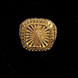 14K Gold St Judas ring  size 10 7.54 grms no trades pick up in Tacoma 