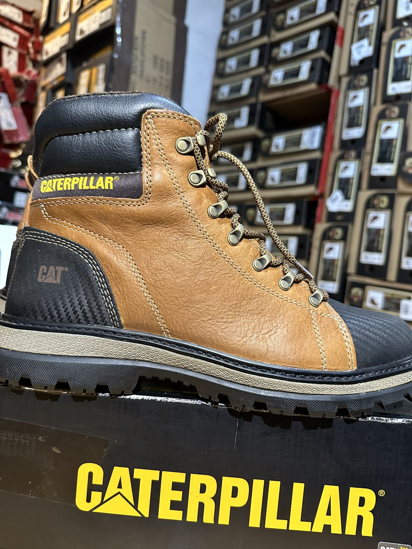 WORK BOOTS • CATERPILLAR FOXFIELD Steel toe /| size available (11.5 w) (12) (13) ! ❗️ONLY ❗️Special Price ❗️