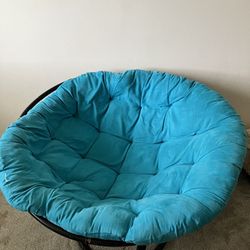 Papasan Chair With Extra Cushion 