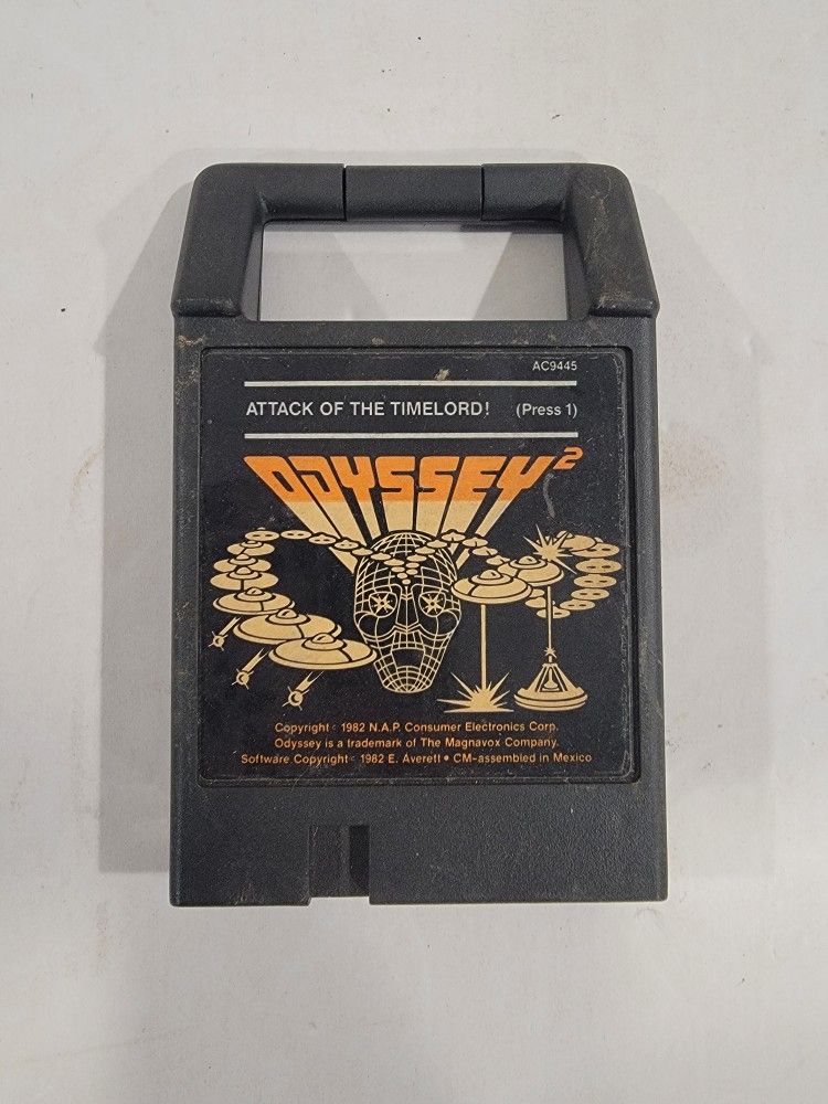 Attack Of The Timelord (Odyssey 2, 1982) U.S. Version Game Cartridge Only AC9445