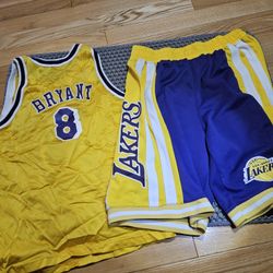 Collectible Los Angeles Lakers Jersey And Shorts