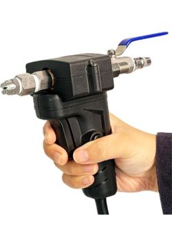 Polyurethane Foam Spray Gun AB 1:1 Air Purge PU Foaming Injection AB Two-Component High Pressure Coating Spray Gun Wall Roof Construction with Accesso