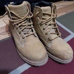 OZARK TRAIL TAN WORK BOOTS(NON STEEL-TOE) SIZE 11