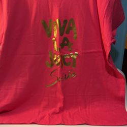 New Juicy Couture Rosy Pink Tee Shirt Size L-XL
