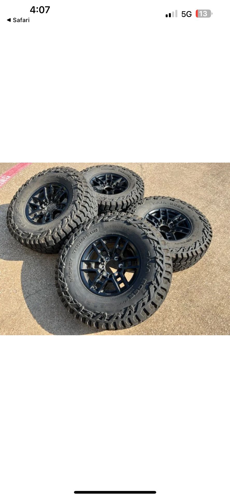 16" Toyota Tacoma TRD wheels rims 75258 OEM 4Runner FJ Cruiser 2021 2022 2023