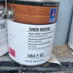 Sher-wood Conversion Varnish Clear Satin Finish