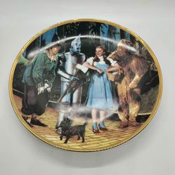 1988 Hamilton Wizard Of Oz 50th Collector's Plate  “We're Off To See The Wizard".