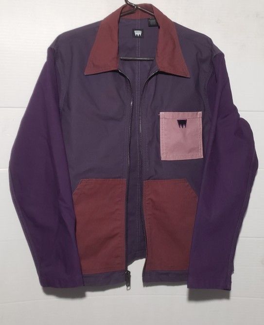 Levis Skateboarding Denim Garage Jacket color block mens size S-P-CH