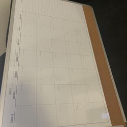 White Board Calendar