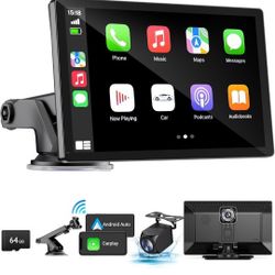 HAUXIY Wireless Carplay Screen 
