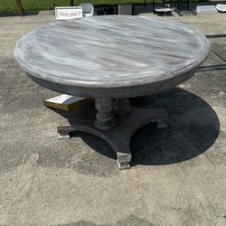 Round Distressed Table