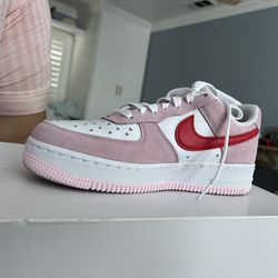 Pink White Air Force 1