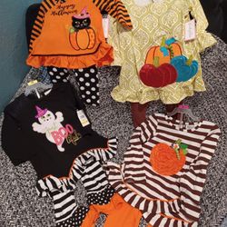 Halloween And Thanksgiving Toddler Sets 