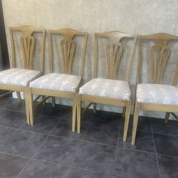 FREE DELIVERY! Set Of Wooden Dining Chairs 