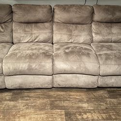 Large Beige/Brown Sectional