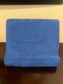 Blue Fabric Tablet or Book Stand
