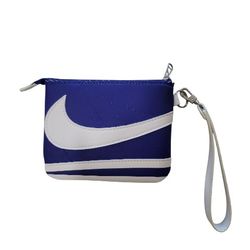 Brand NEW! NIKE Dark Royal Blue W/White Nike Logo Small Women's Wristlet 