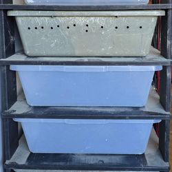 Reptile Rack 5 Bin with Heat Tape