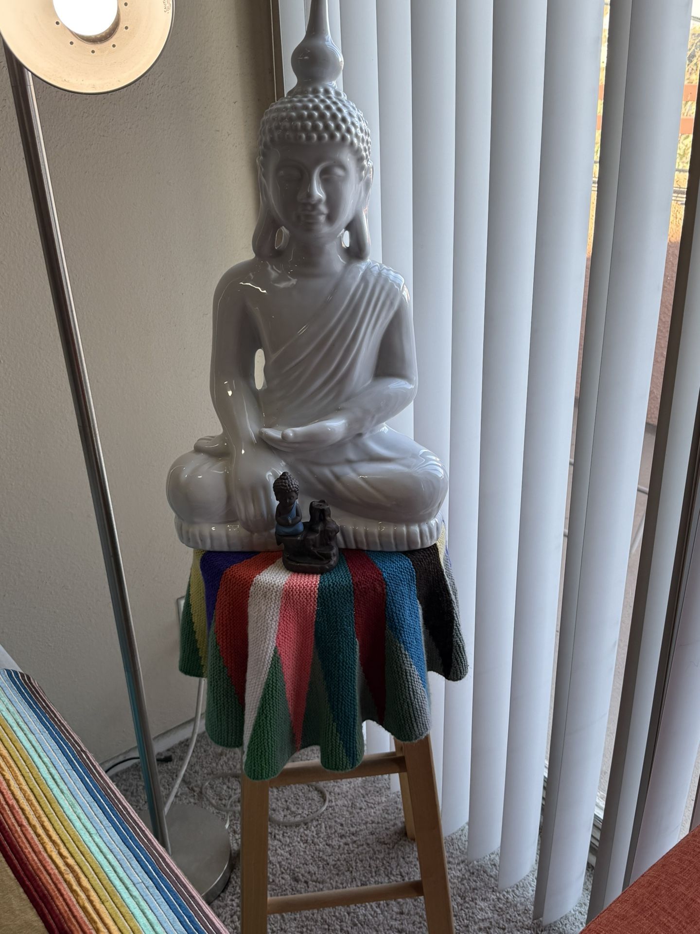 Buddha Statue With Lamp
